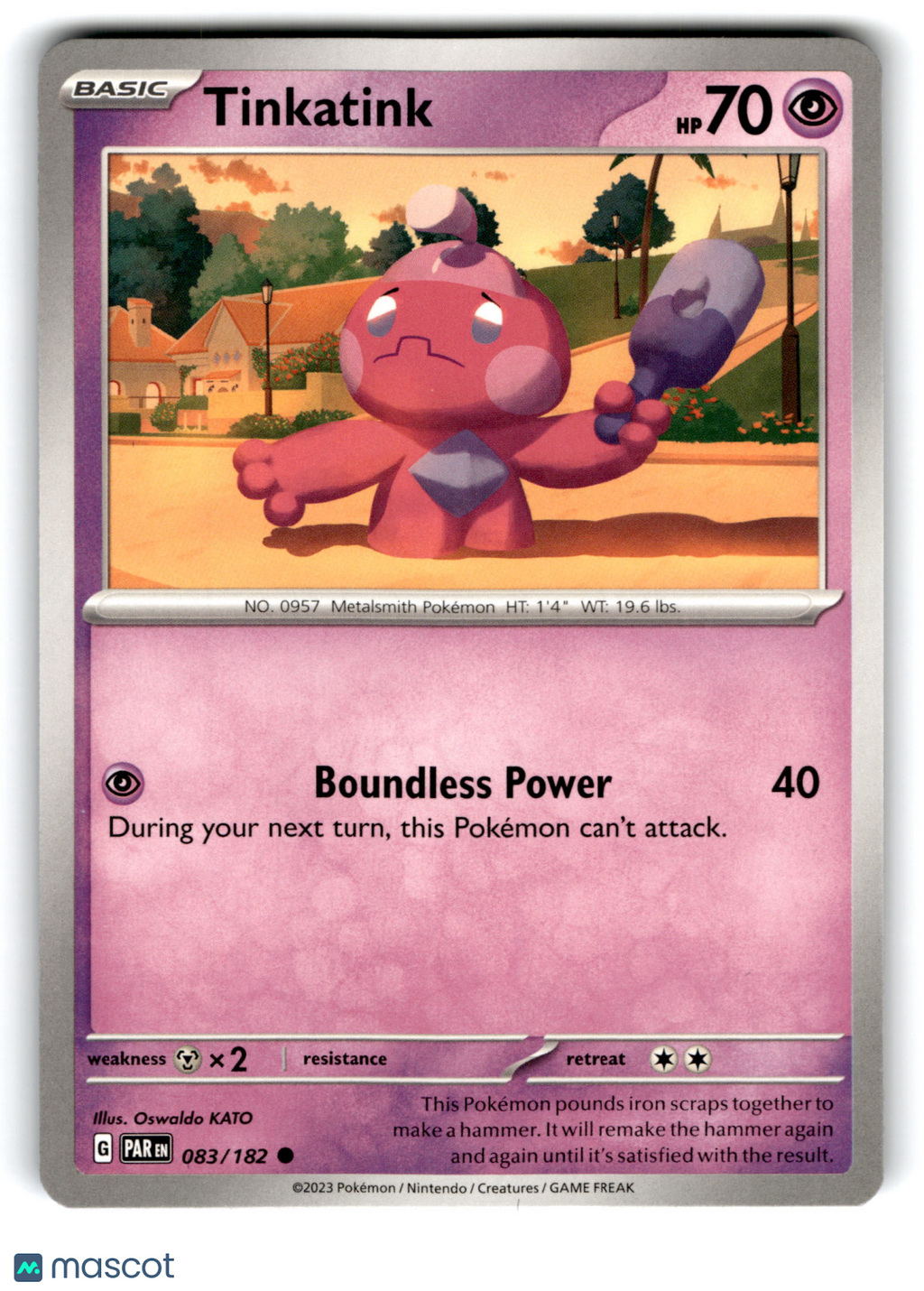 2023 Pokemon Tinkatink #83/182