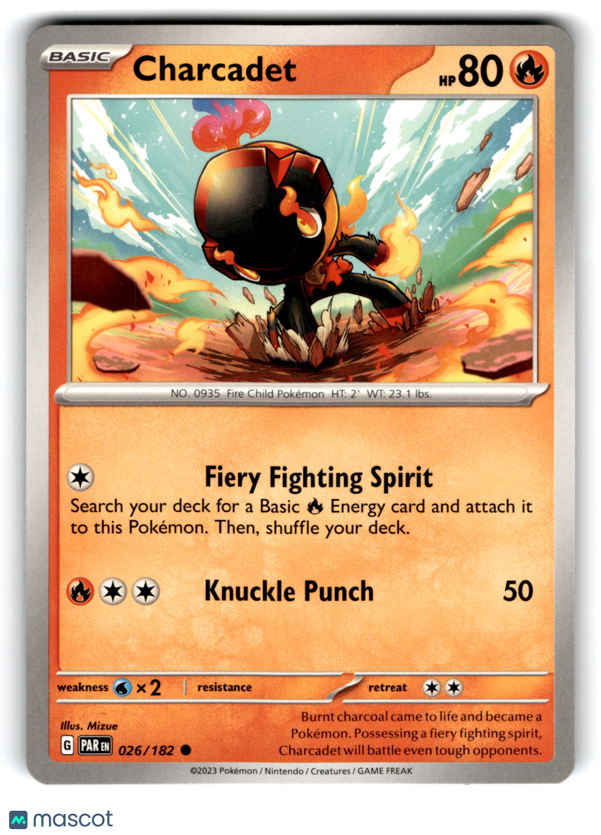 2023 Pokemon Charcadet #26/182