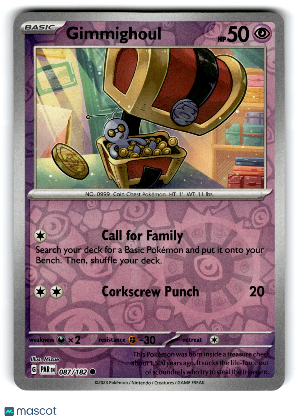 2023 Pokemon Gimmighoul #87/182