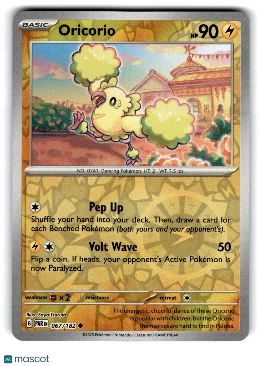 2023 Pokemon Oricorio #67/182