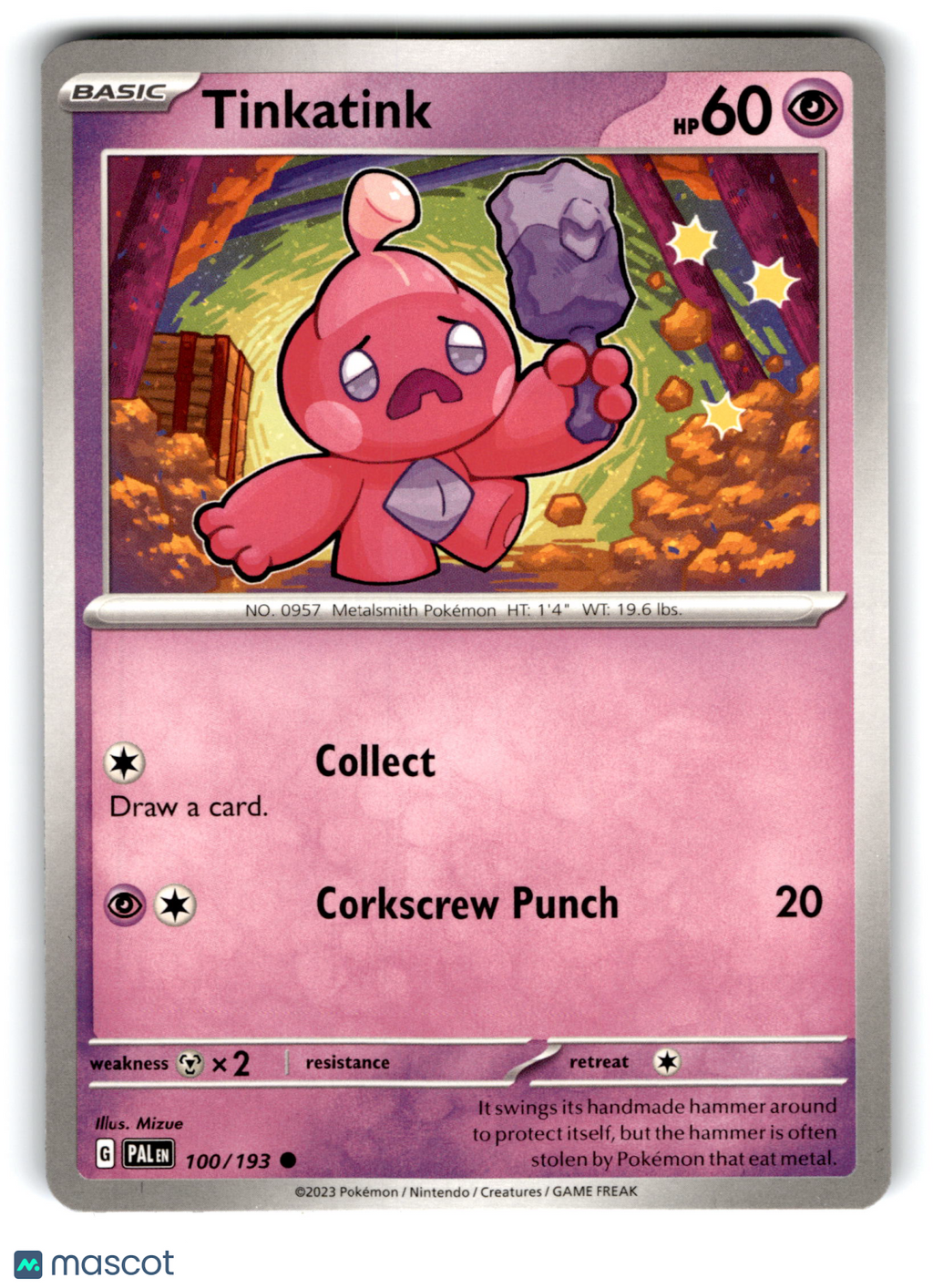 2023 Pokemon Tinkatink #100/193