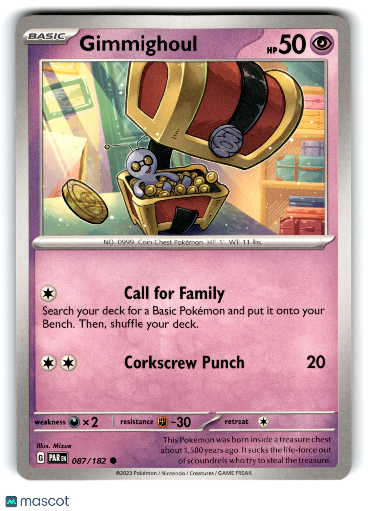 2023 Pokemon Gimmighoul #87/182