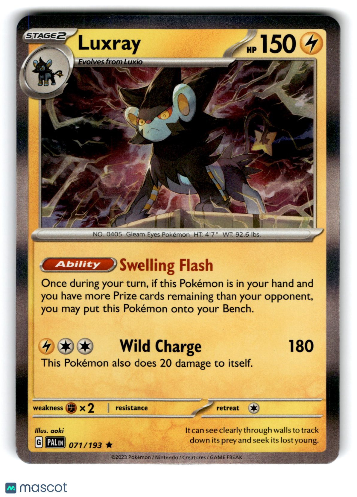 2023 Pokemon Luxray #71/193