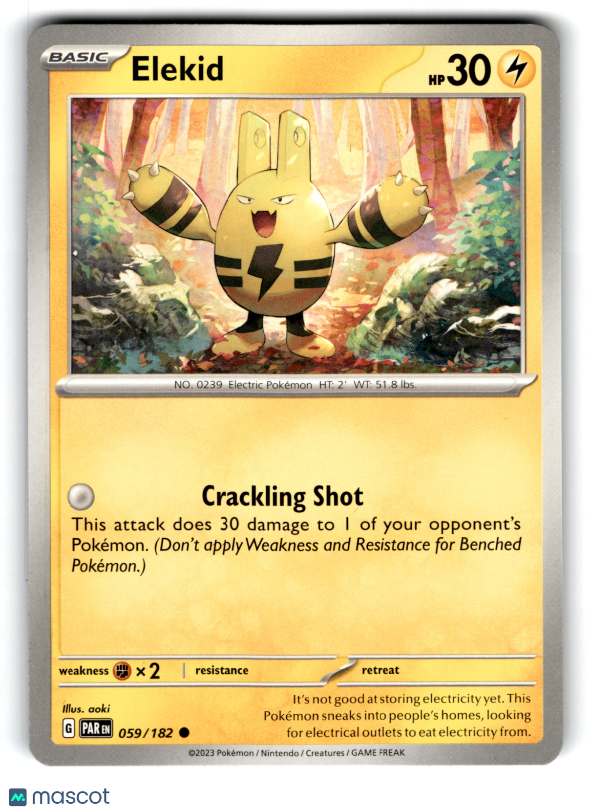 2023 Pokemon Elekid #59/182