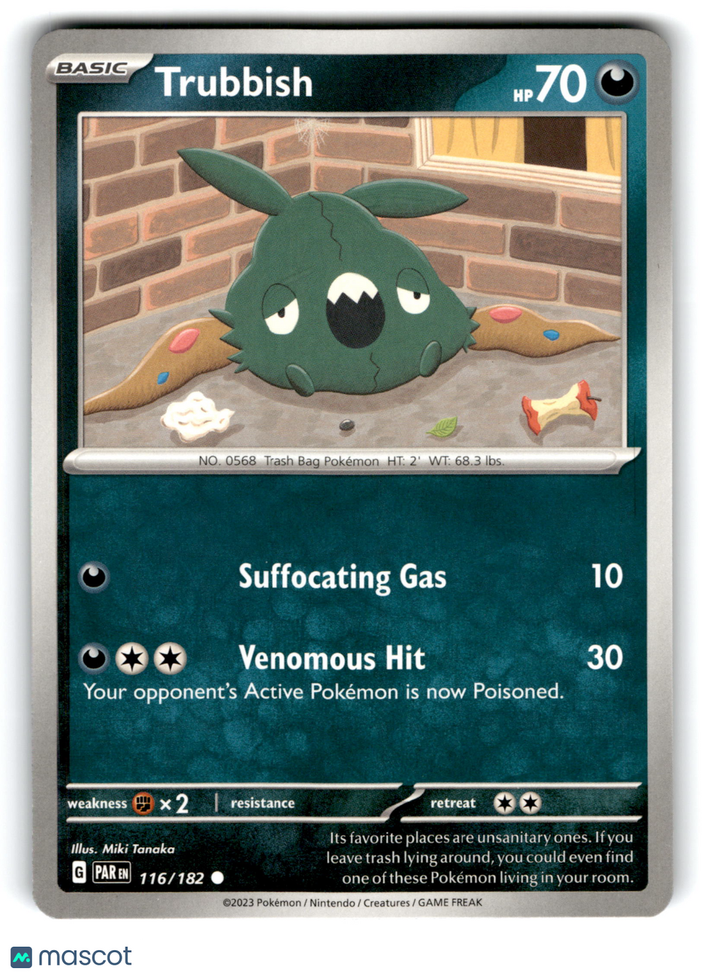 2023 Pokemon Trubbish #116/182
