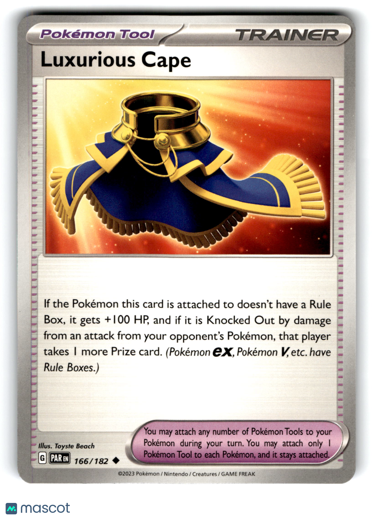 2023 Pokemon Luxurious Cape #166/182