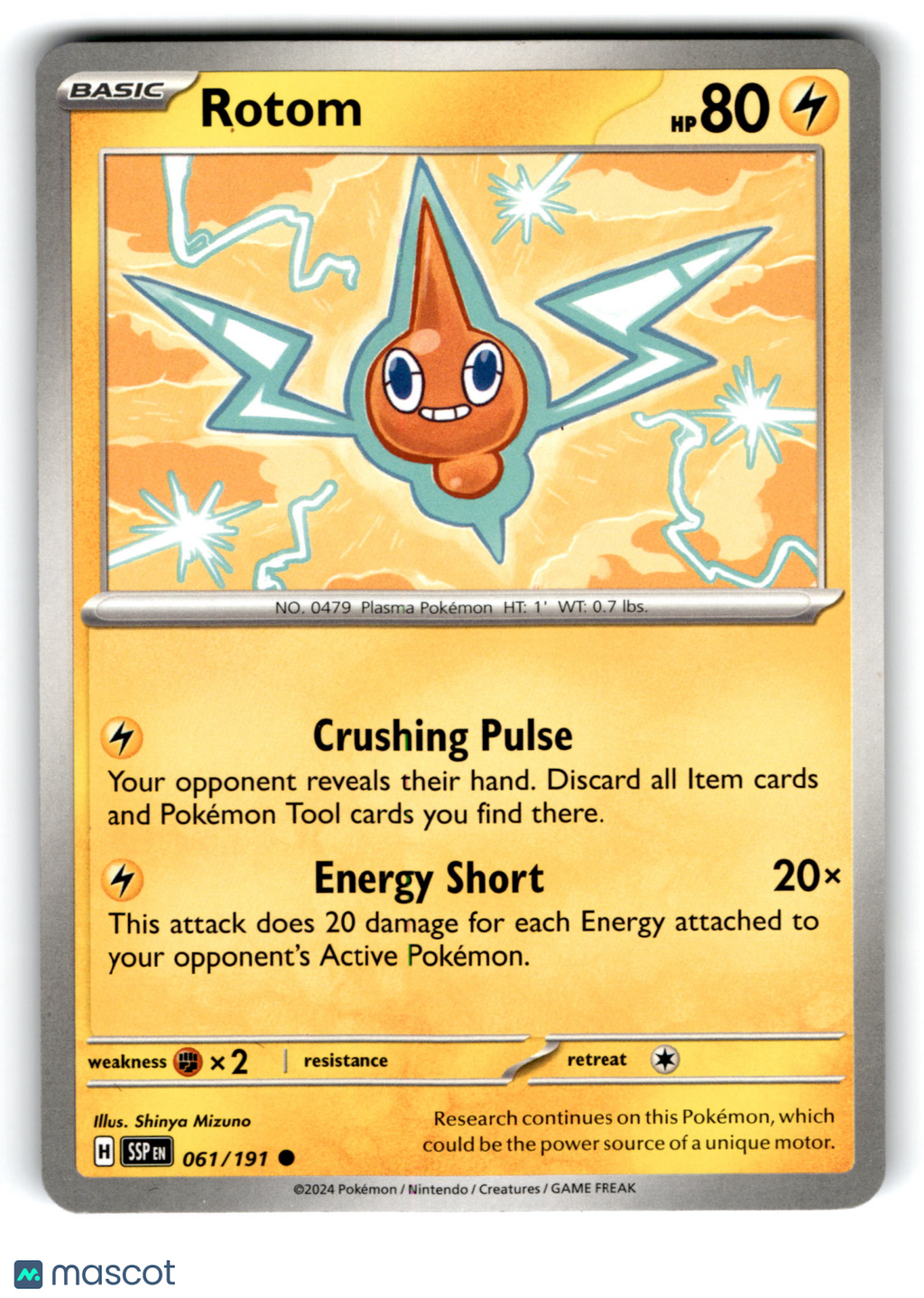 2024 Pokemon Rotom #61/191