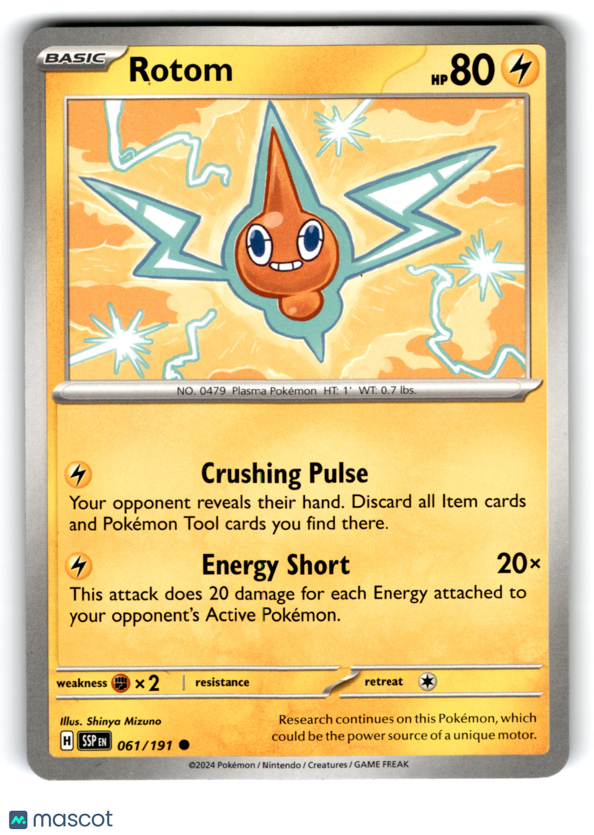 2024 Pokemon Rotom #61/191