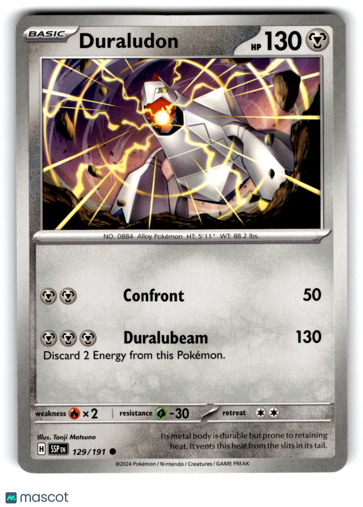 2024 Pokemon Duraludon #129/191