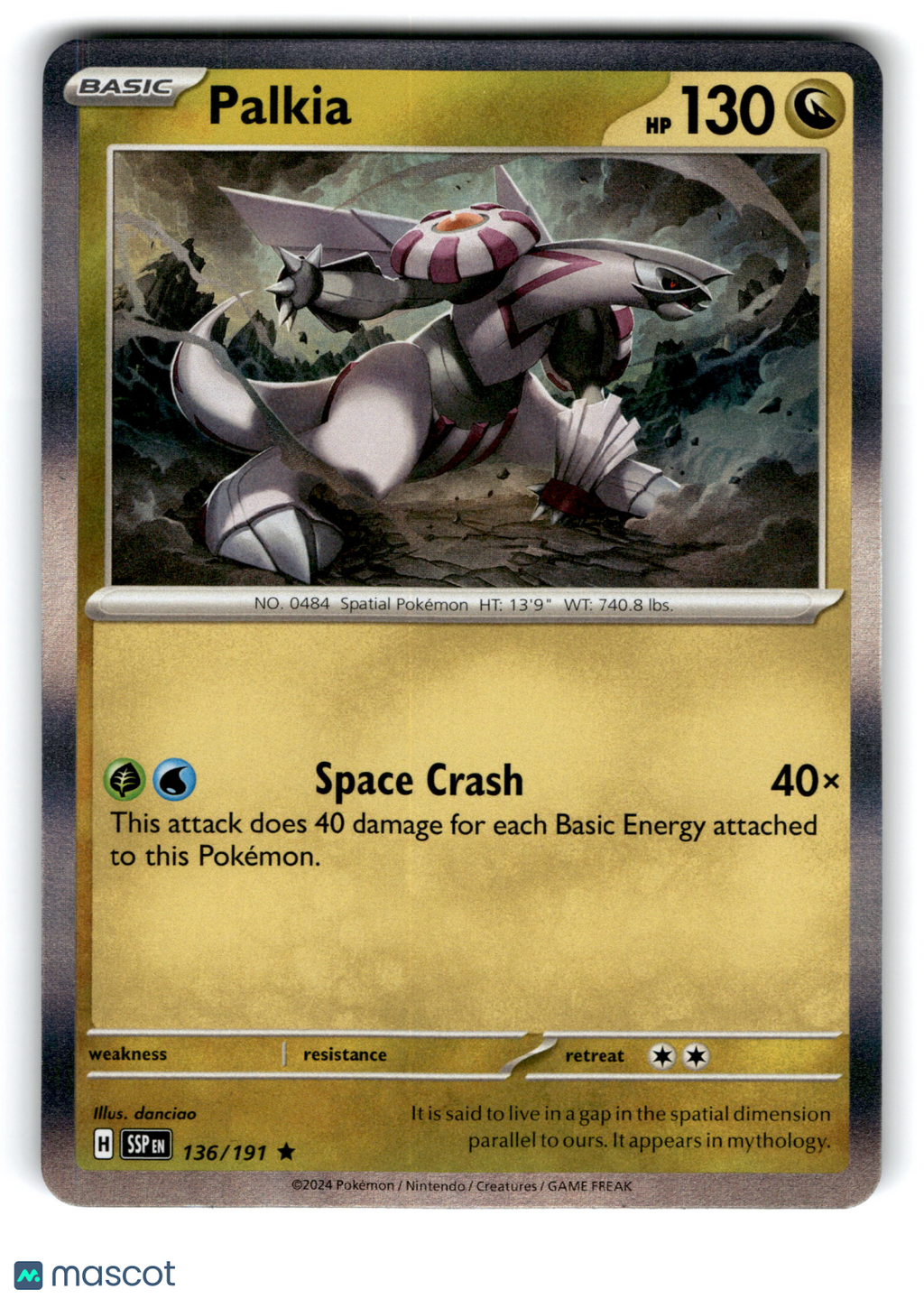 2024 Pokemon Palkia #136/191