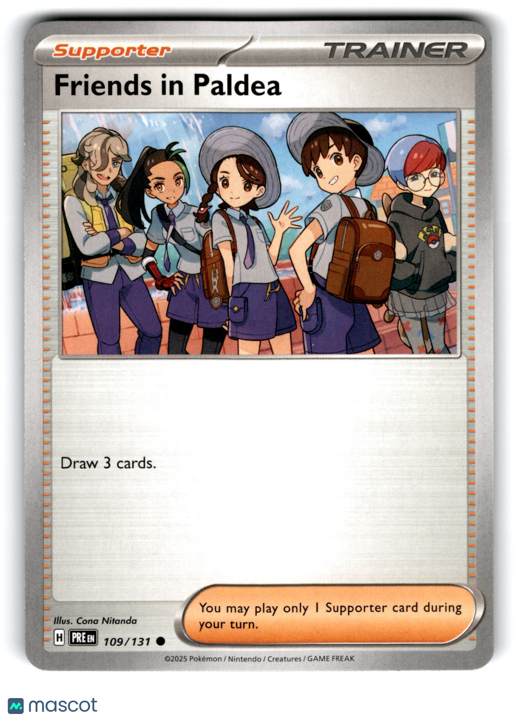 2025 Pokemon Friends In Paldea #109/131