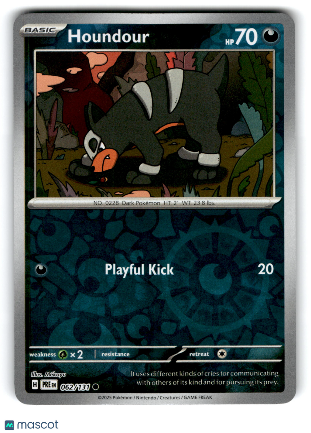 2025 Pokemon Houndour #62/131