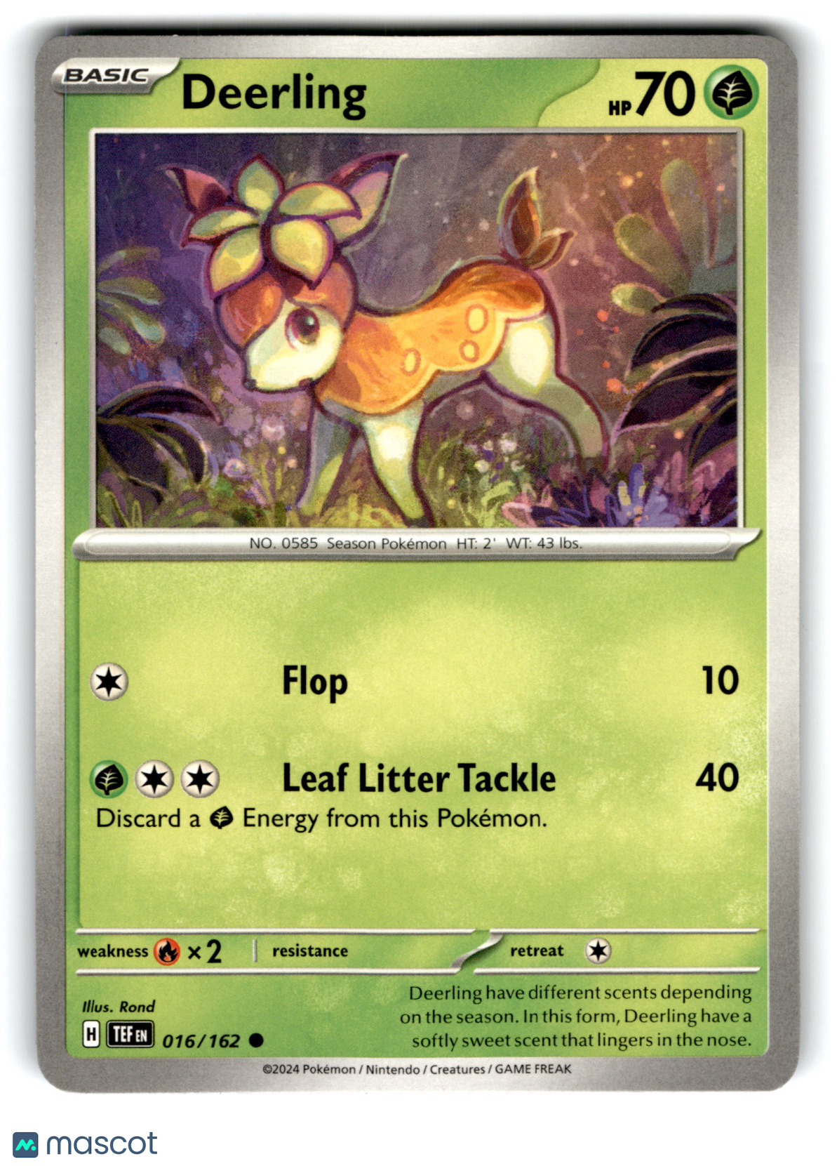 2024 Pokemon Deerling #16/162