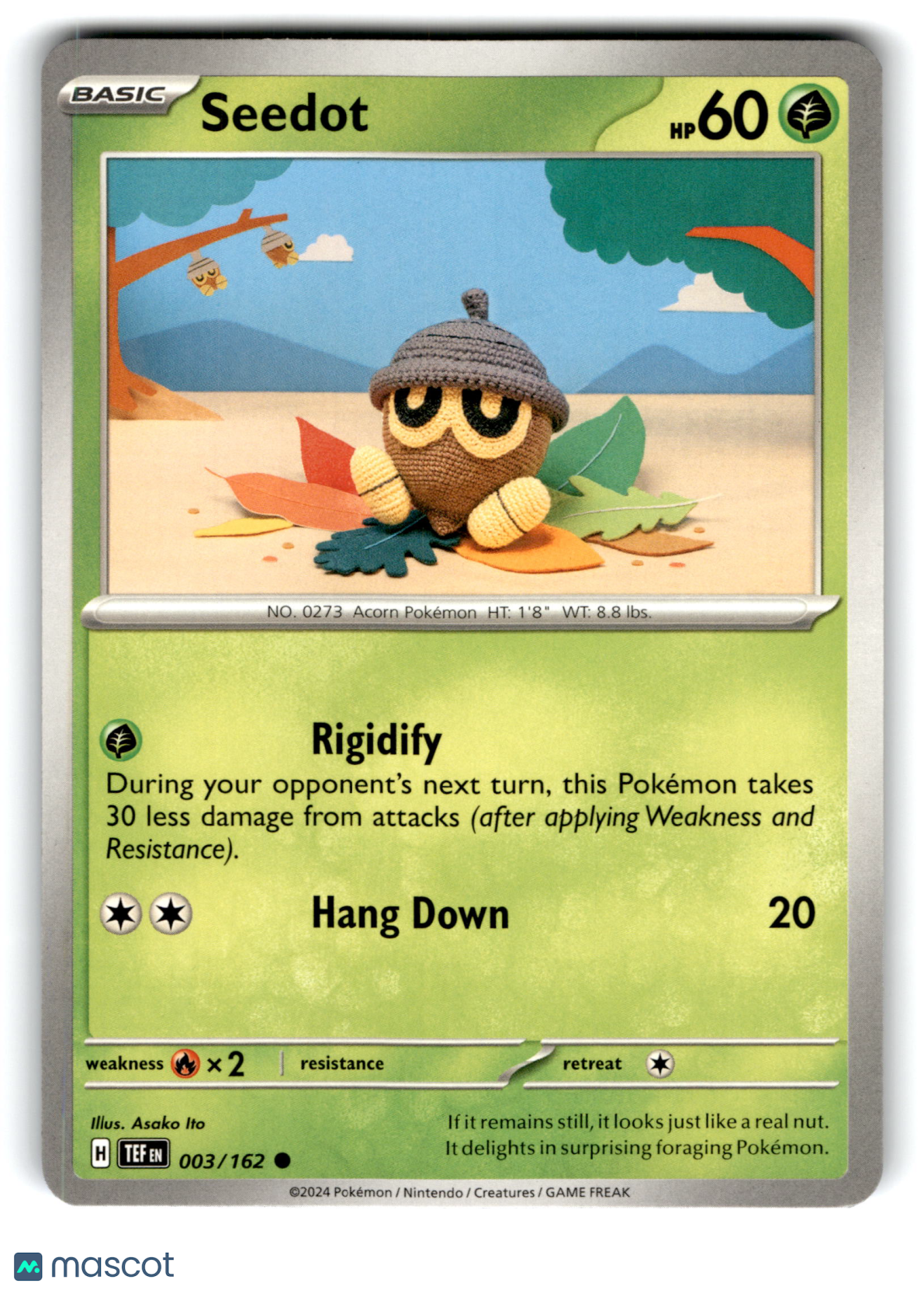 2024 Pokemon Seedot #3/162