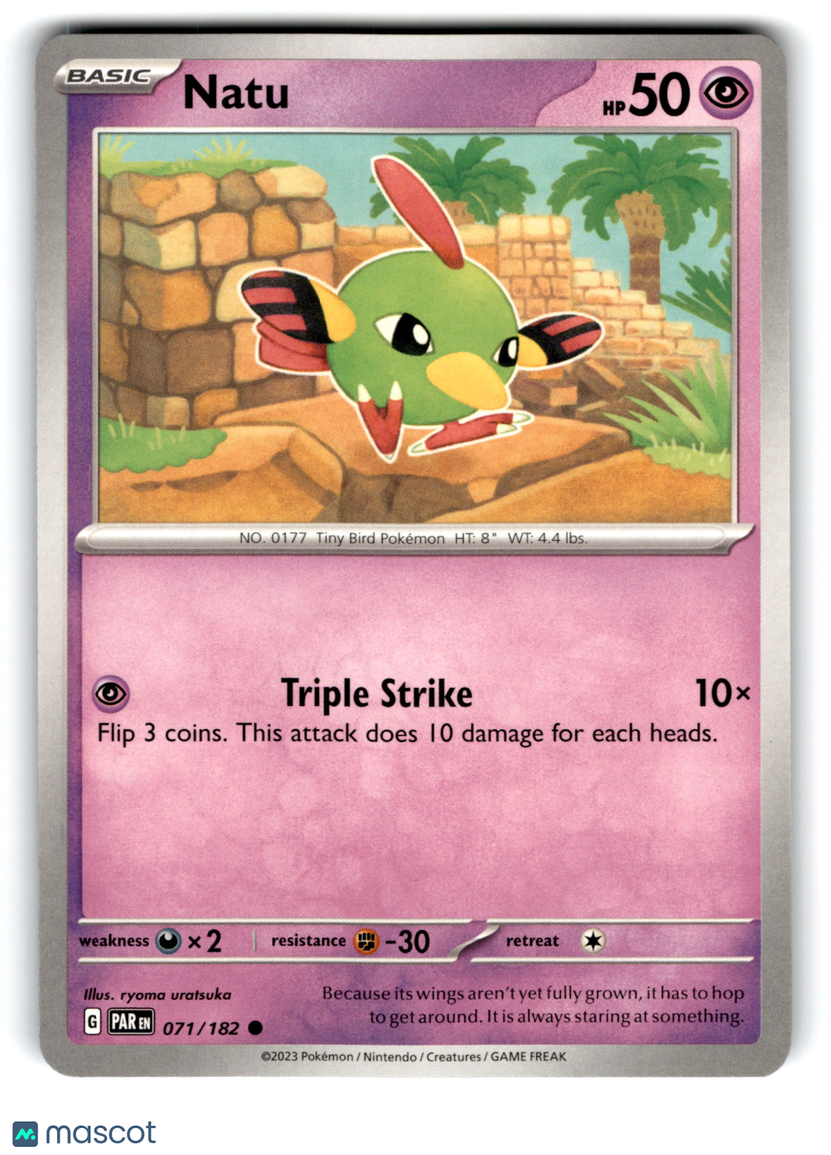 2023 Pokemon Natu #71/182