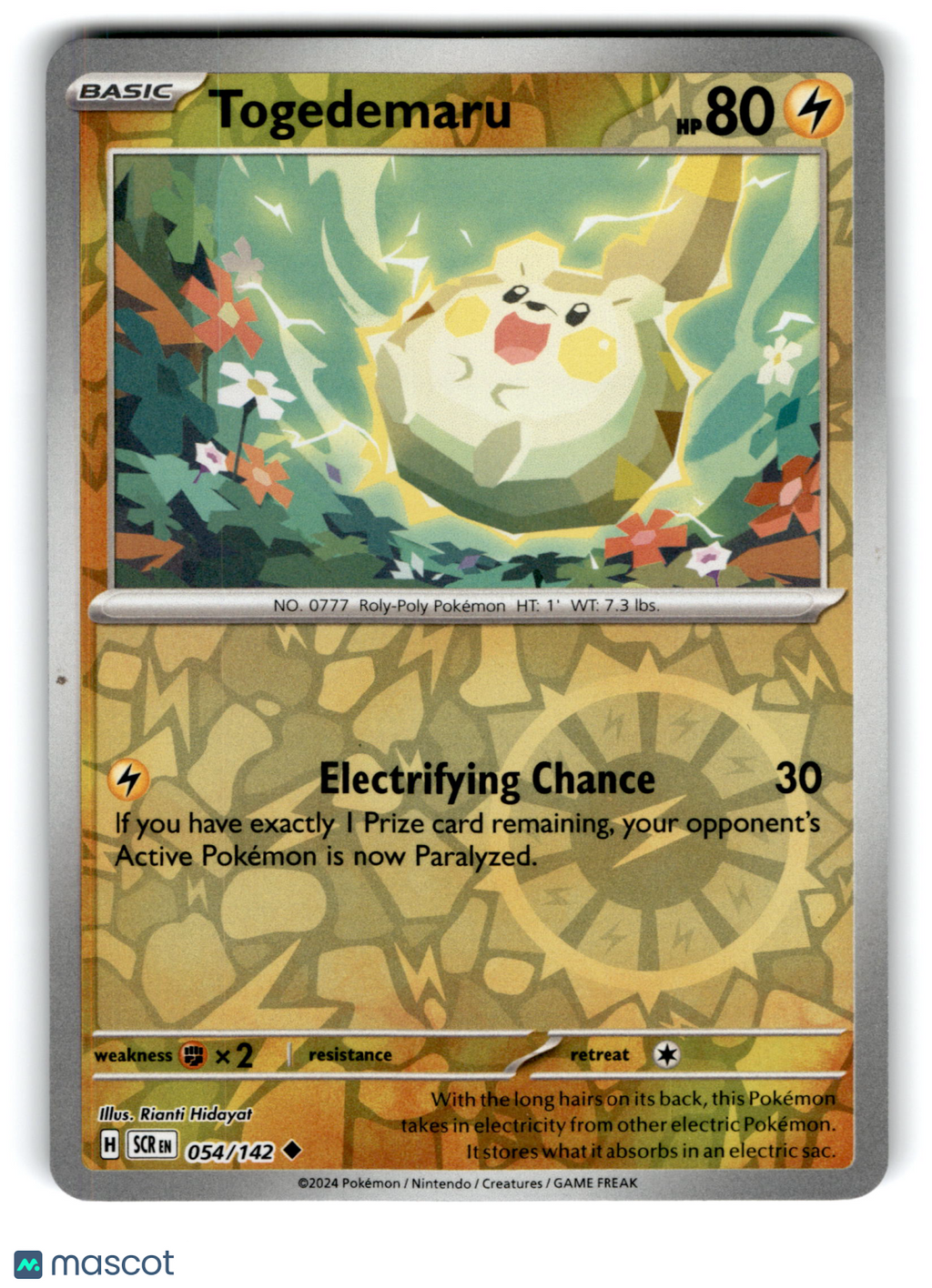 2024 Pokemon Togedemaru #54/142