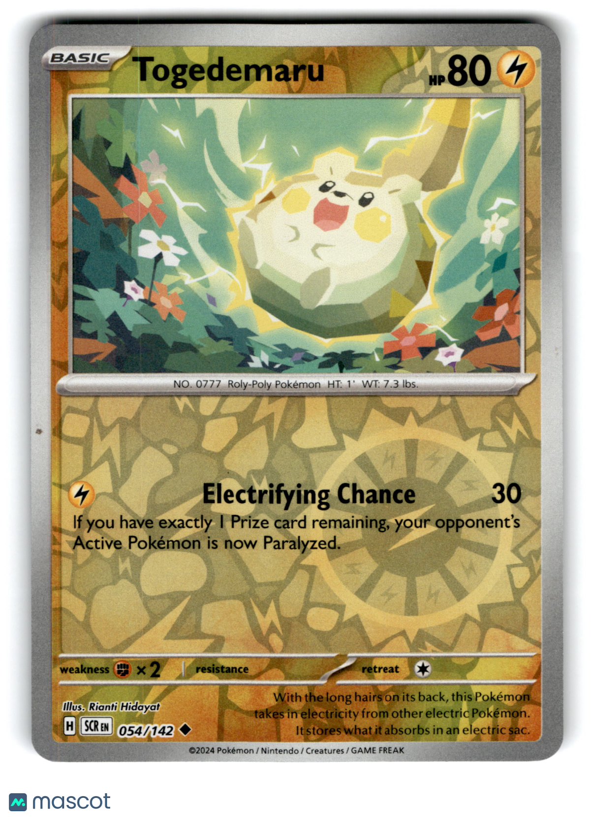 2024 Pokemon Togedemaru #54/142
