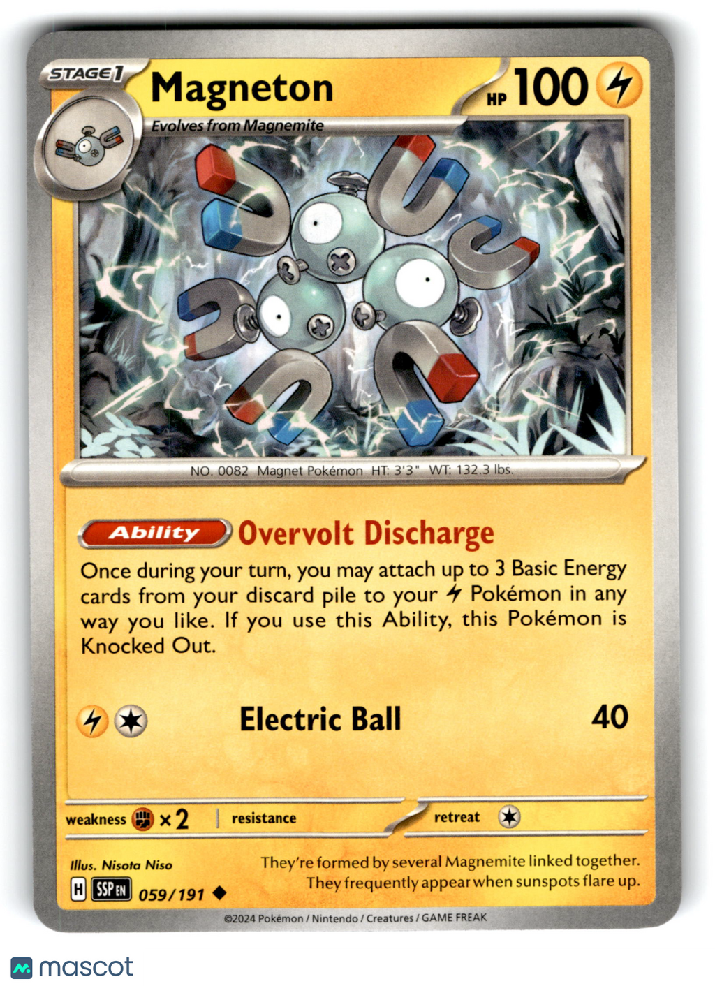 2024 Pokemon Magneton #59/191