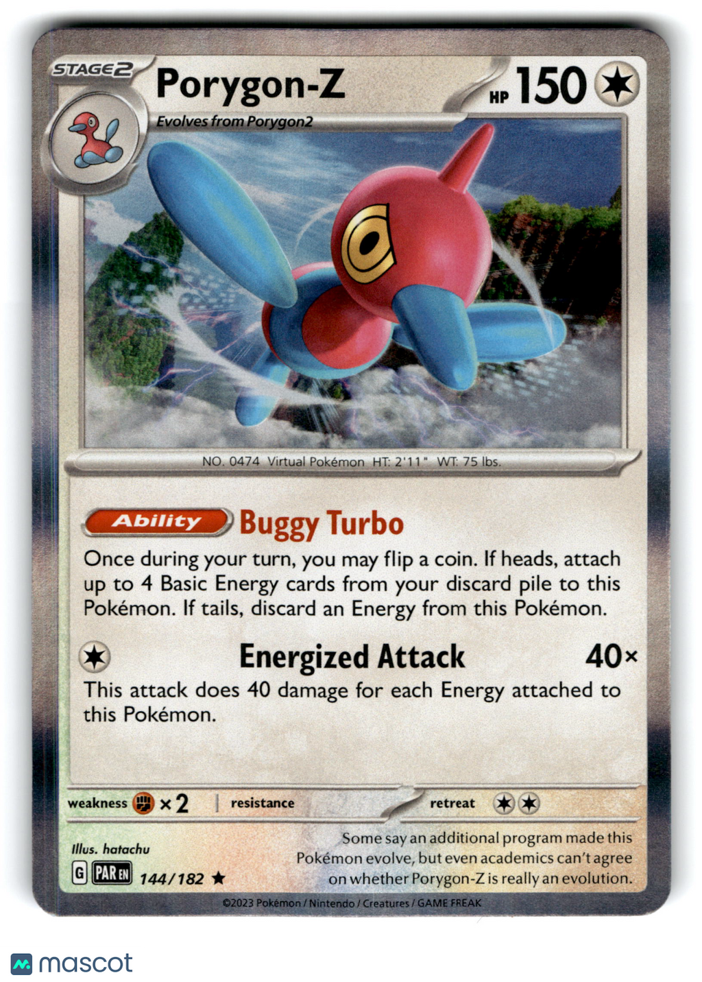 2023 Pokemon Porygon-Z #144/182