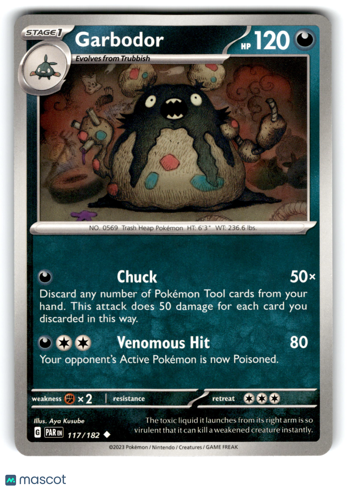 2023 Pokemon Garbodor #117/182