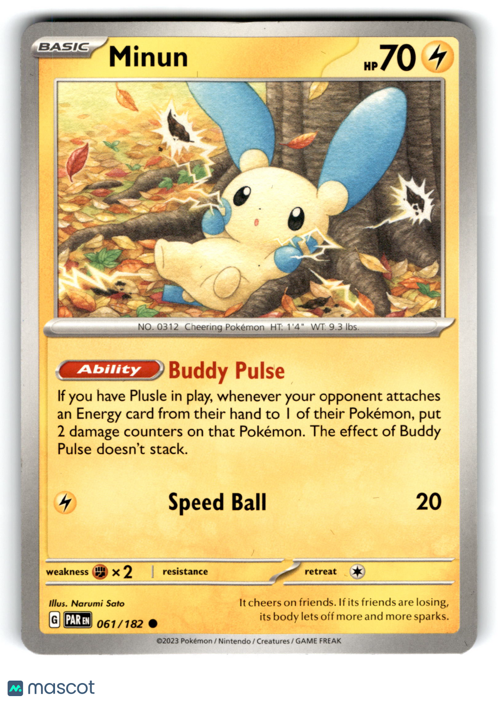2023 Pokemon Minun #61/182