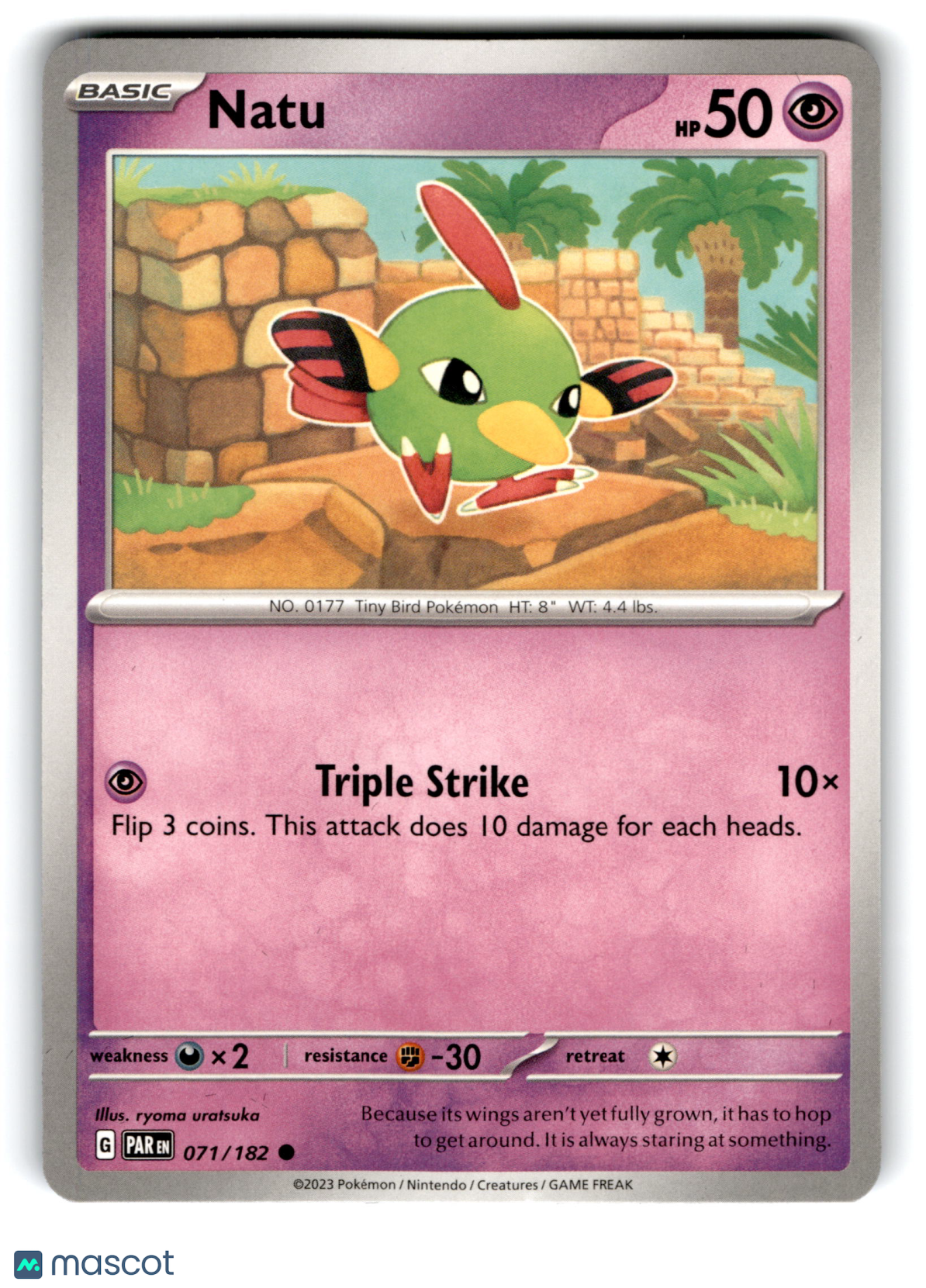 2023 Pokemon Natu #71/182