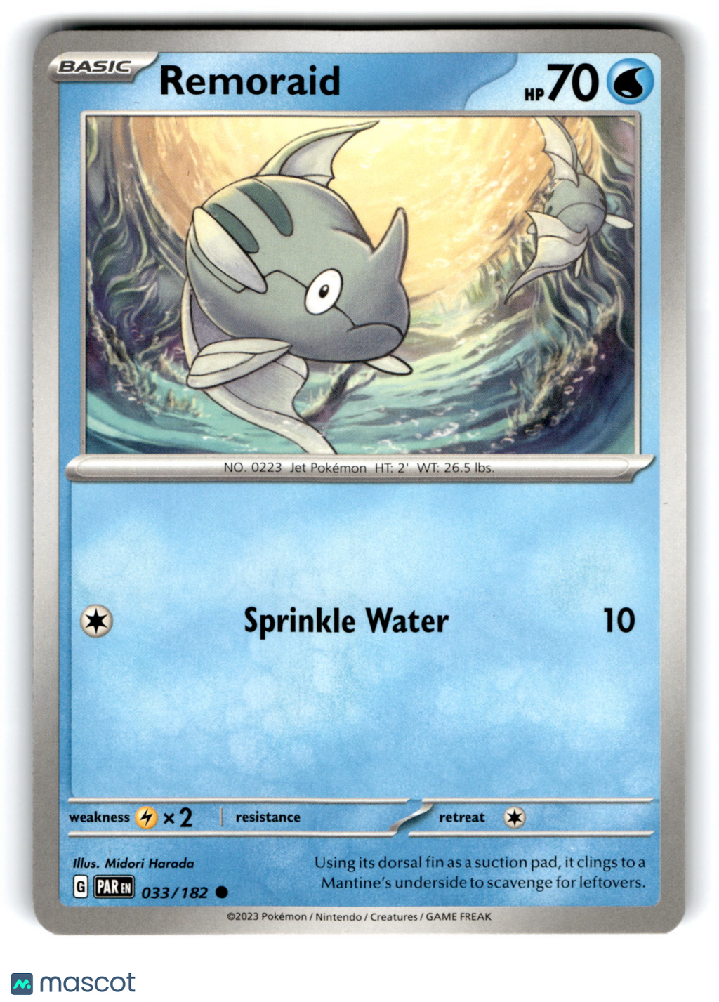 2023 Pokemon Remoraid #33/182