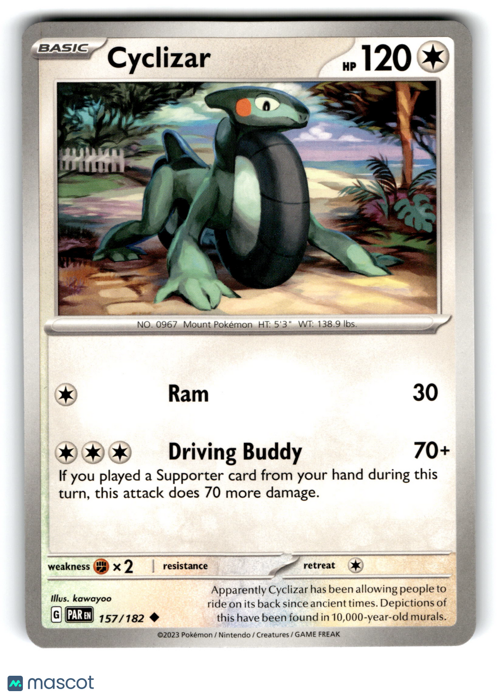 2023 Pokemon Cyclizar #157/182