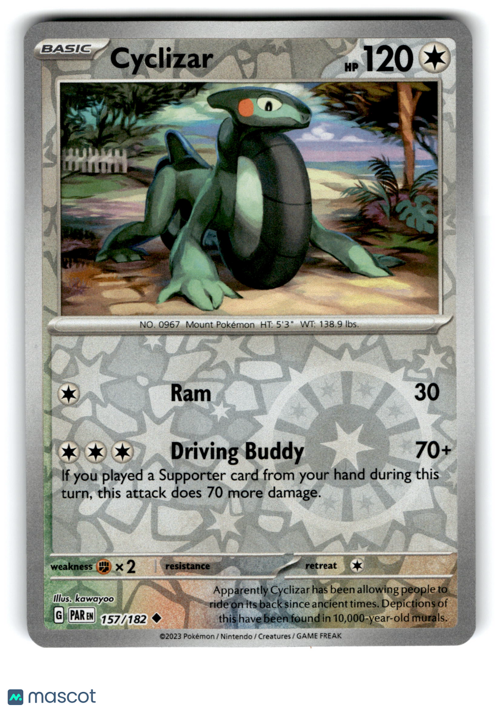 2023 Pokemon Cyclizar #157/182