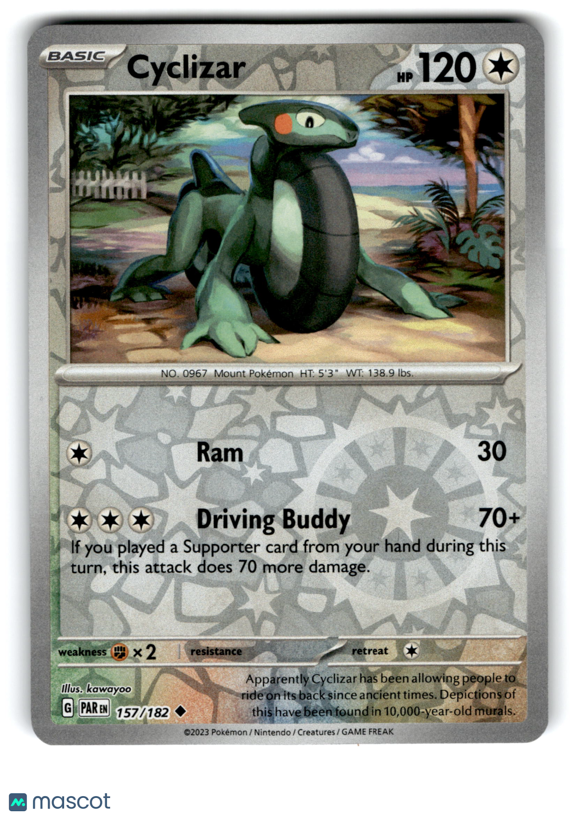2023 Pokemon Cyclizar #157/182