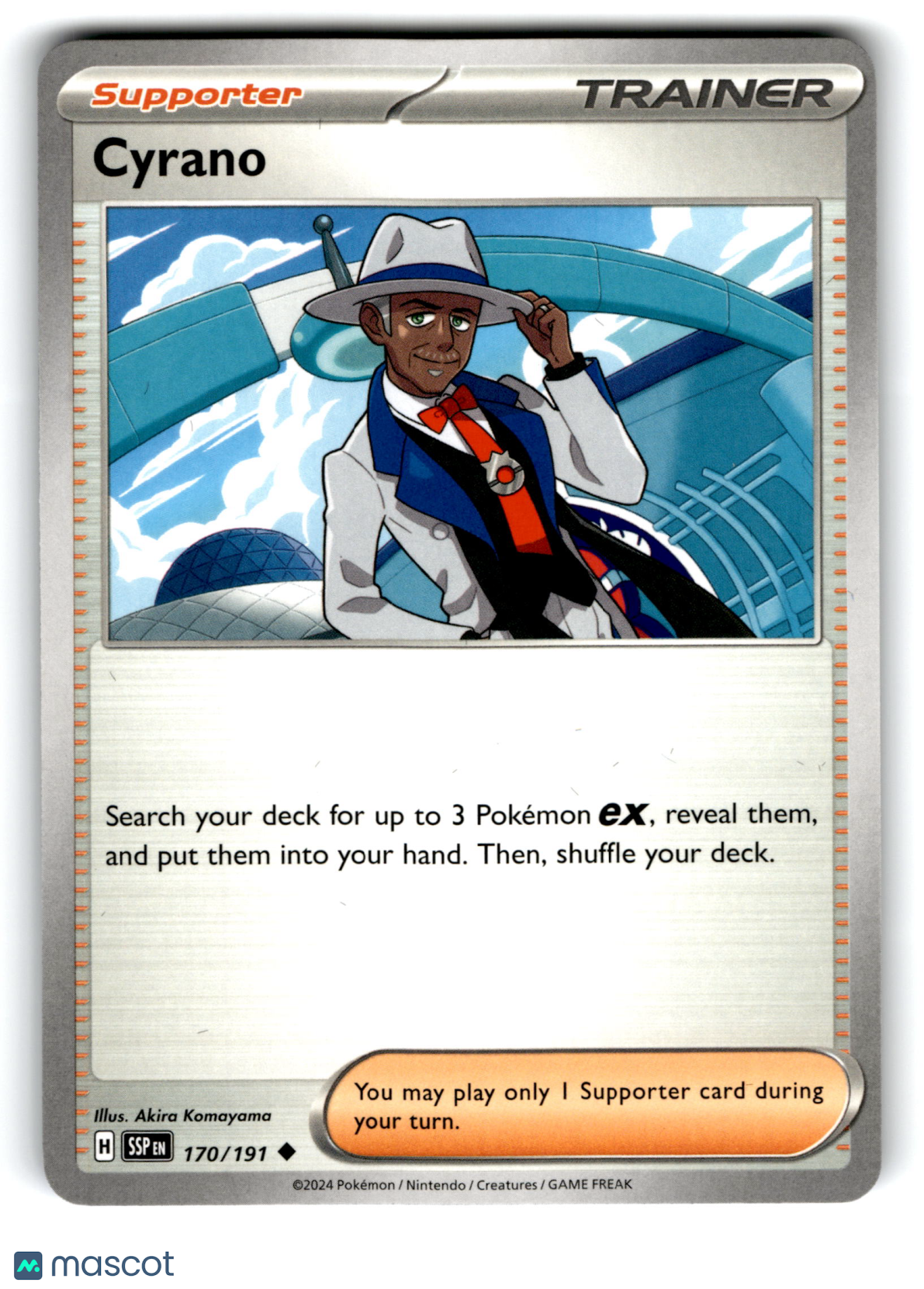 2024 Pokemon Cyrano #170/191 ex