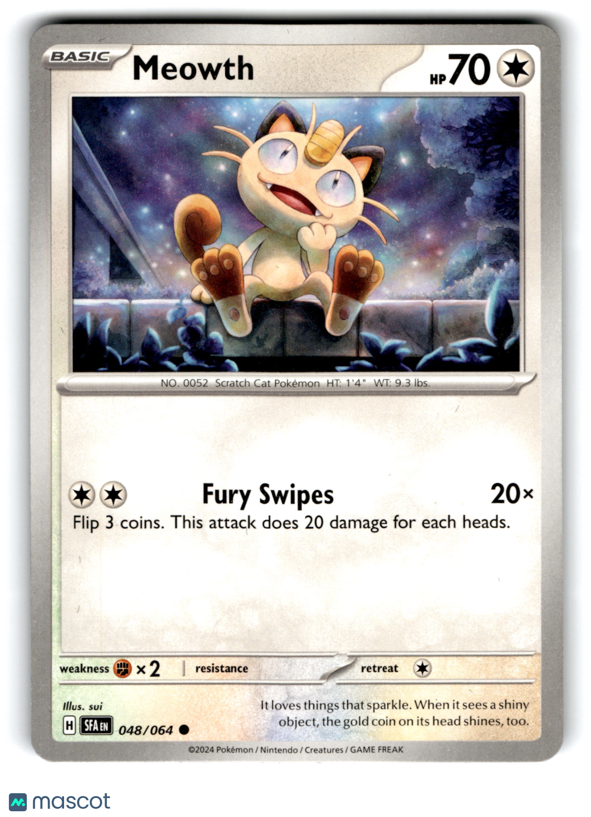 2024 Pokemon Meowth #48/64