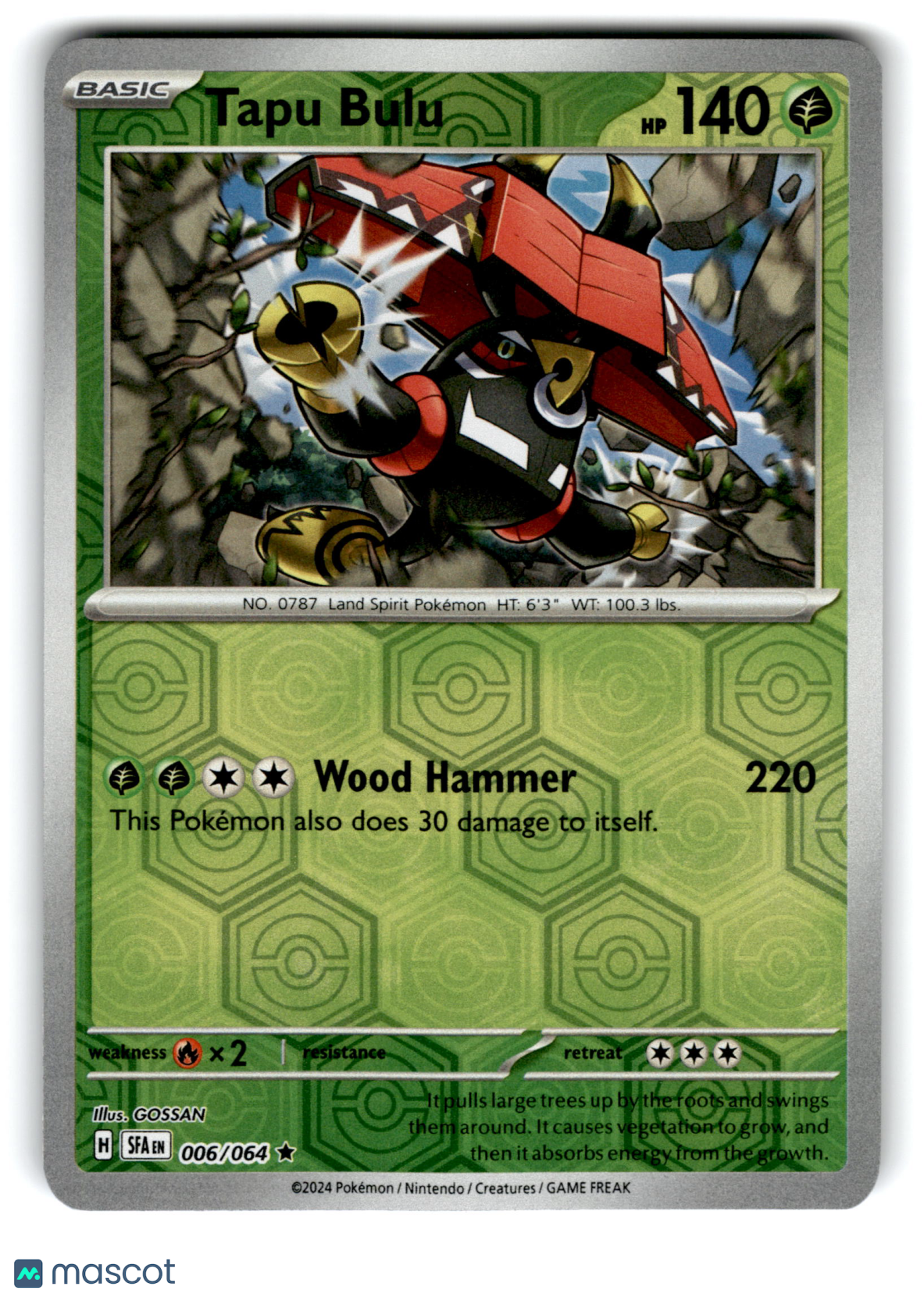 2024 Pokemon Tapu Bulu #6/64