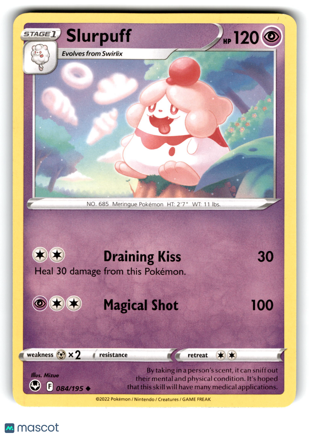 2022 Pokemon Slurpuff #84/195