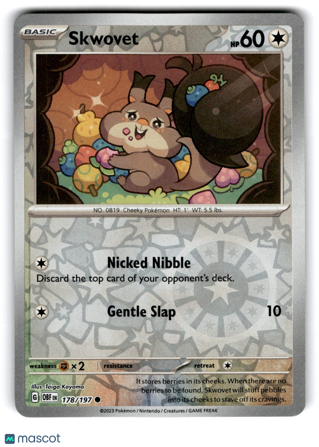 2023 Pokemon Skwovet #178/197