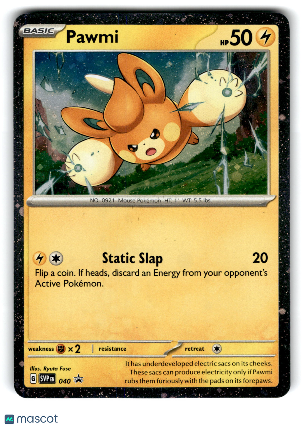 2023 Pokemon Pawmi #SVP EN 040