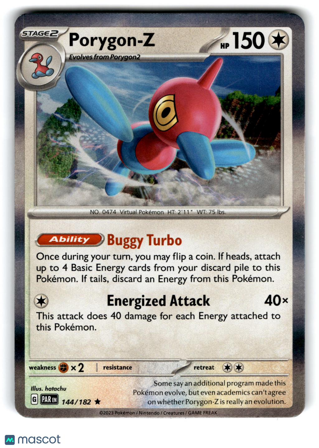 2023 Pokemon Porygon-Z #144/182