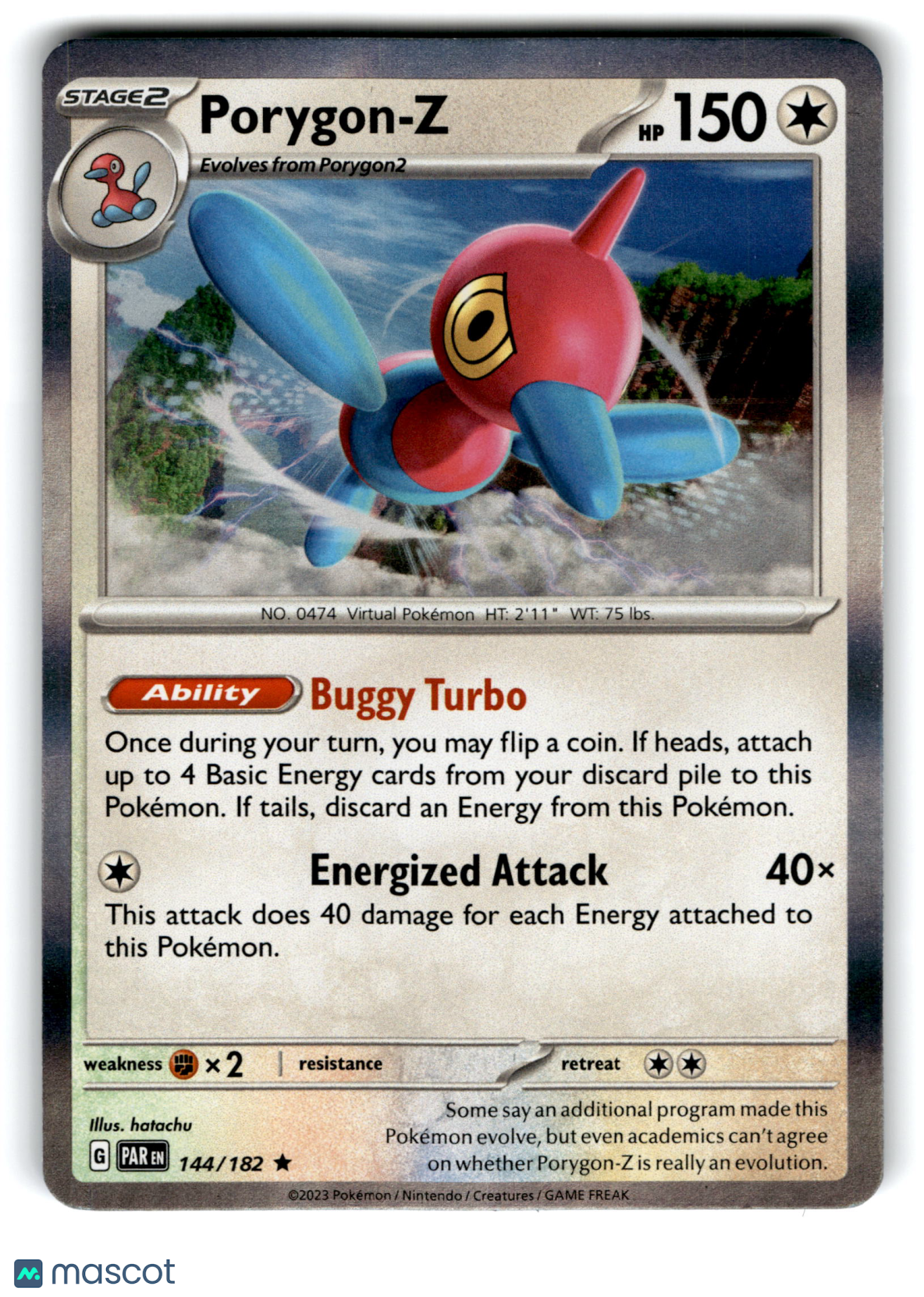 2023 Pokemon Porygon-Z #144/182