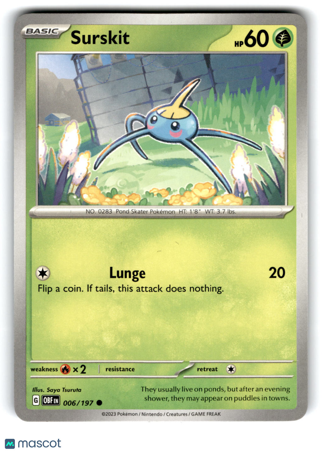 2023 Pokemon Surskit #6/197