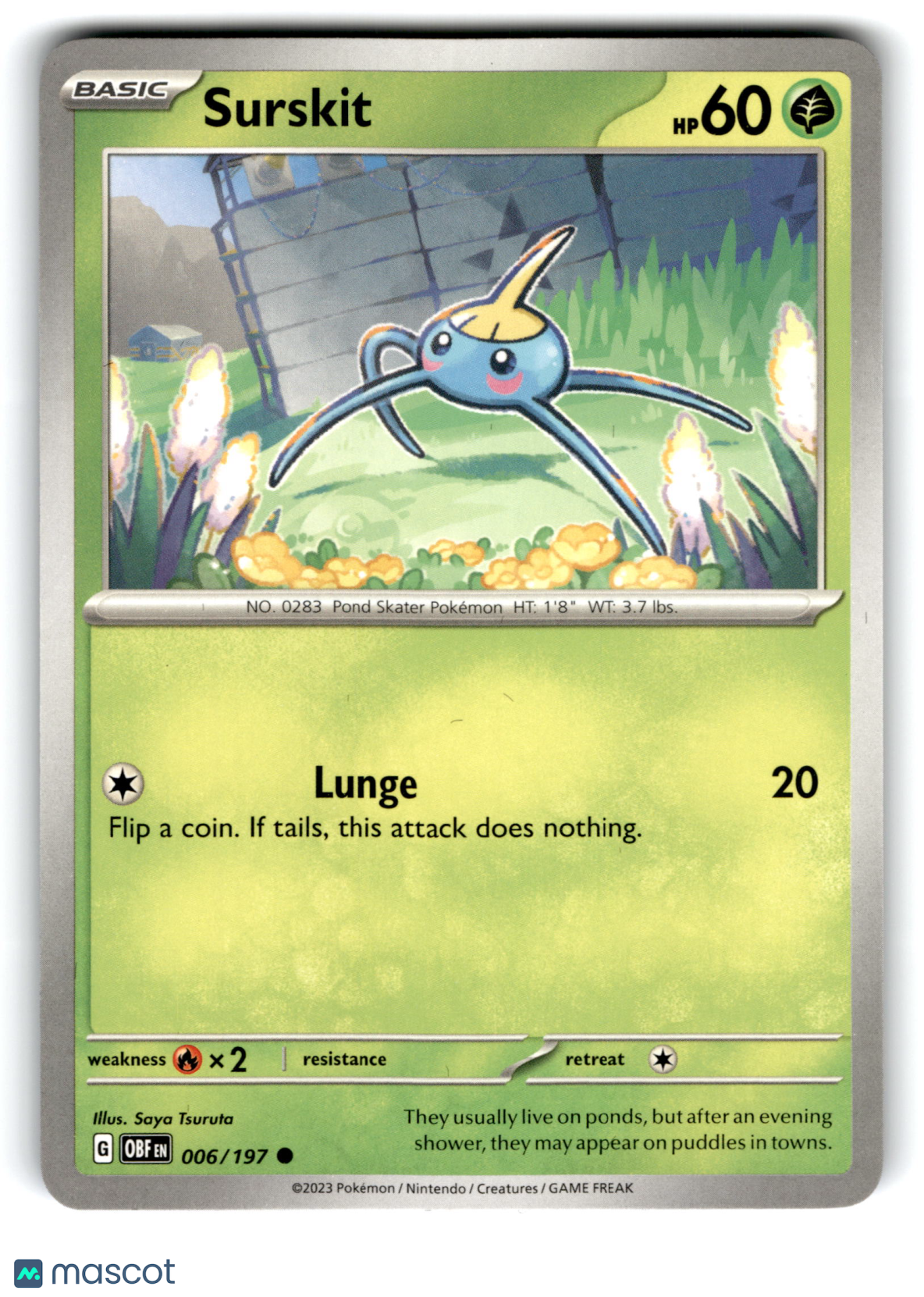 2023 Pokemon Surskit #6/197