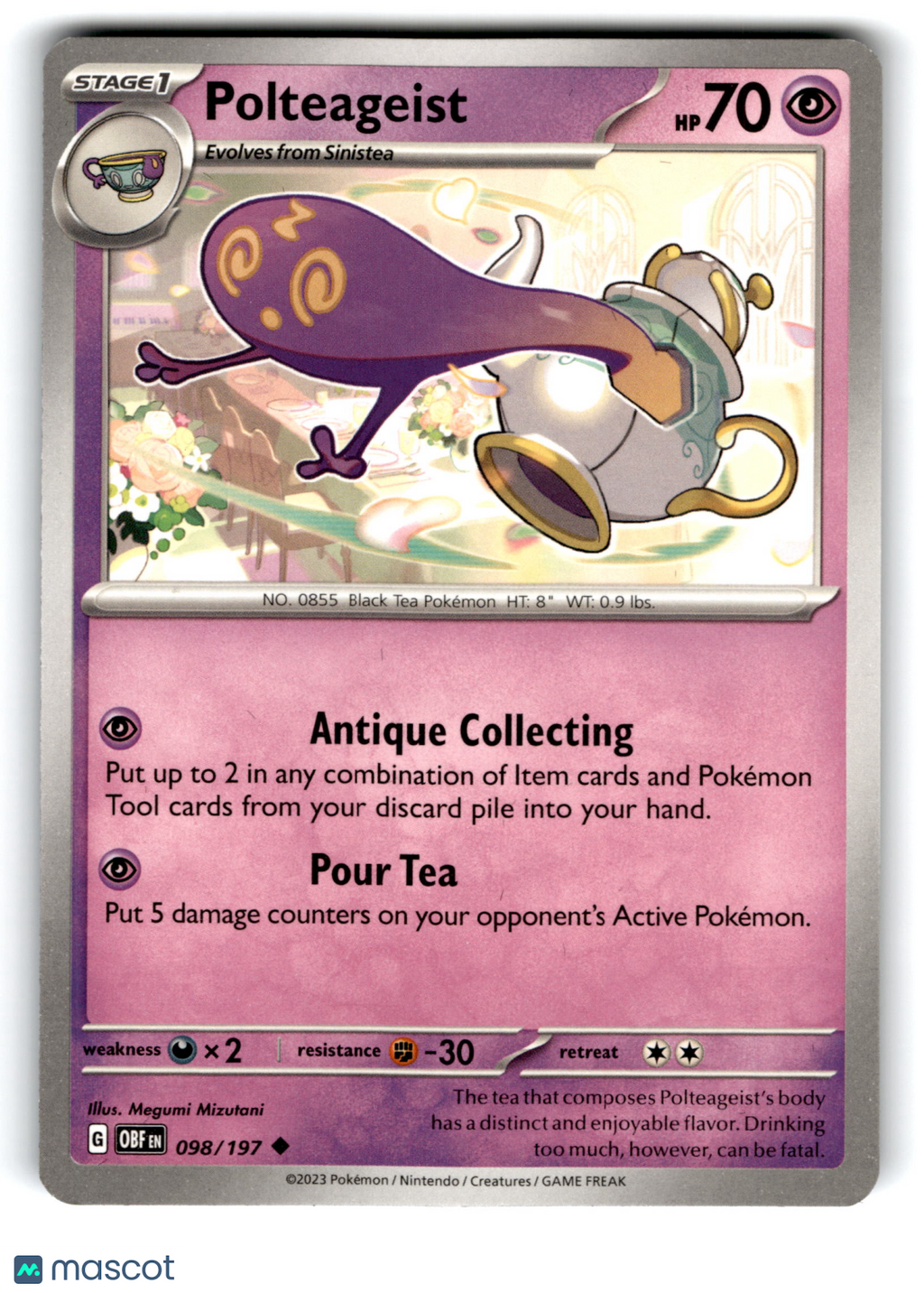 2023 Pokemon Polteageist #98/197