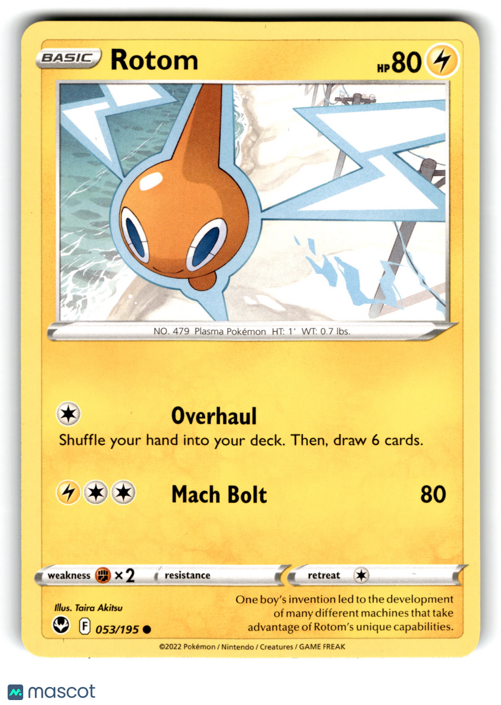 2022 Pokemon Rotom #53/195