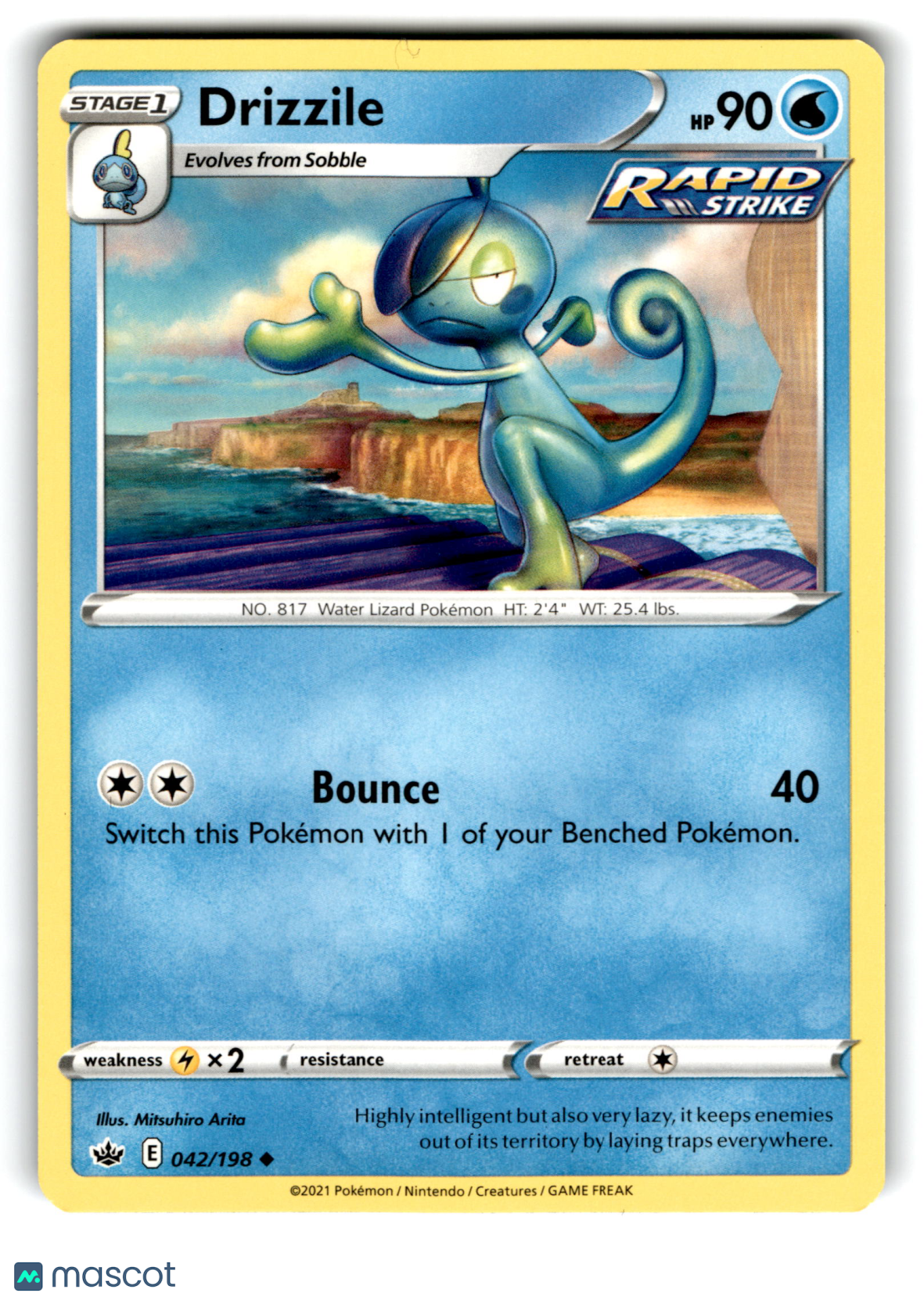 2021 Pokemon Drizzile #42/198