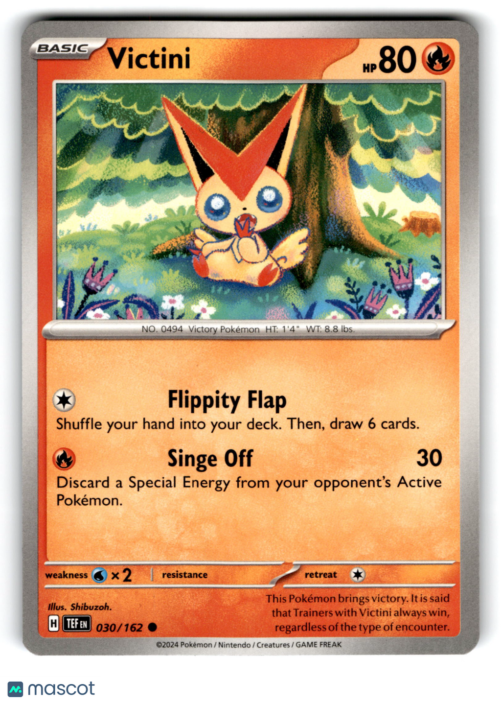 2024 Pokemon Victini #30/162