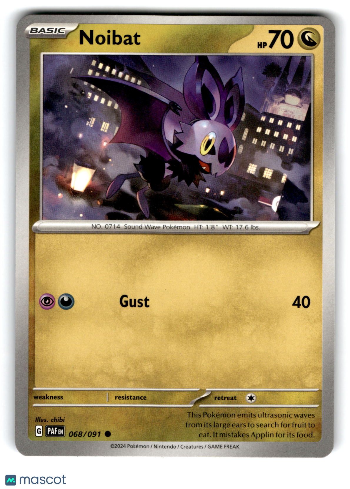 2024 Pokemon Noibat #68/91