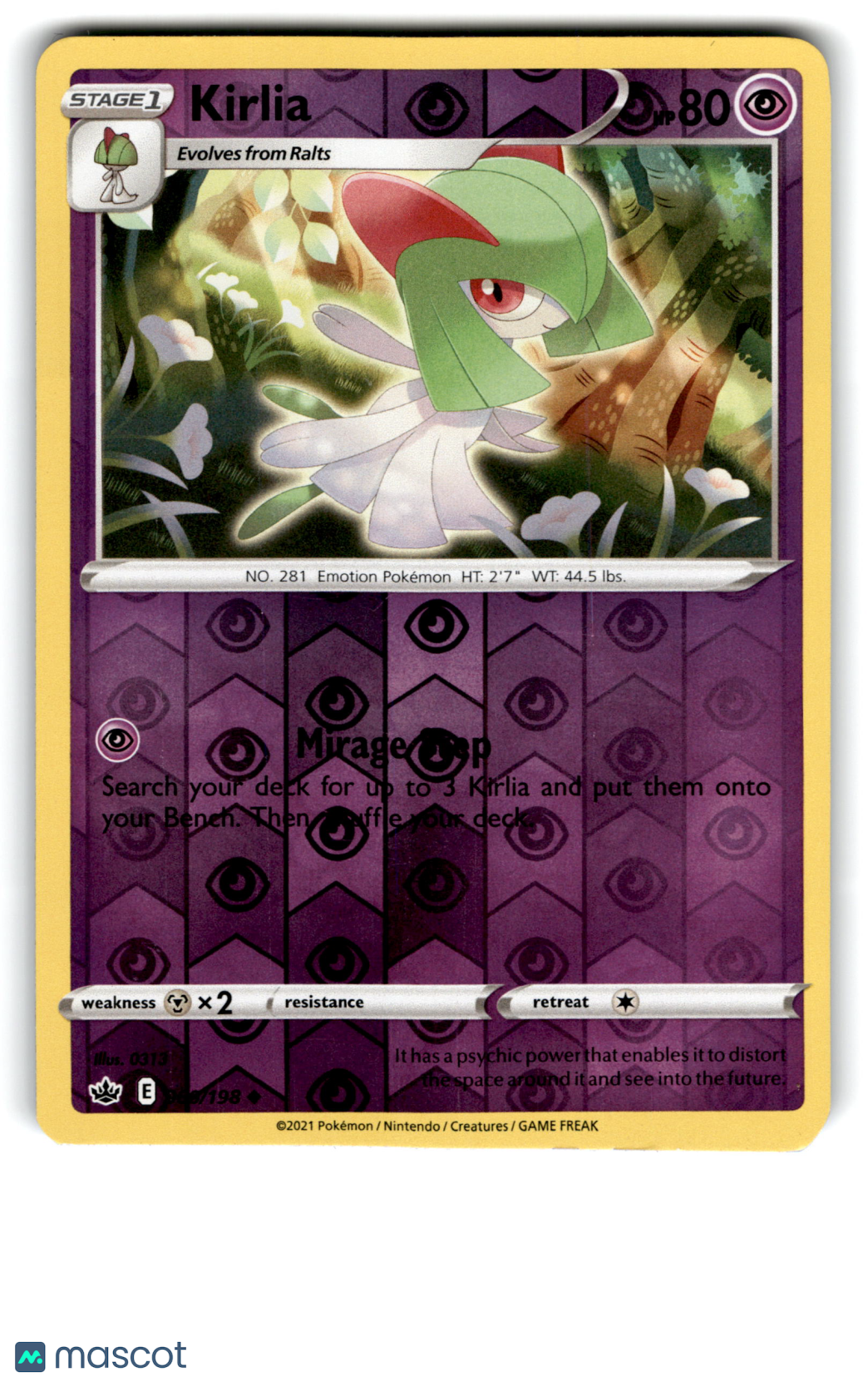 2021 Pokemon Kirlia #61/198