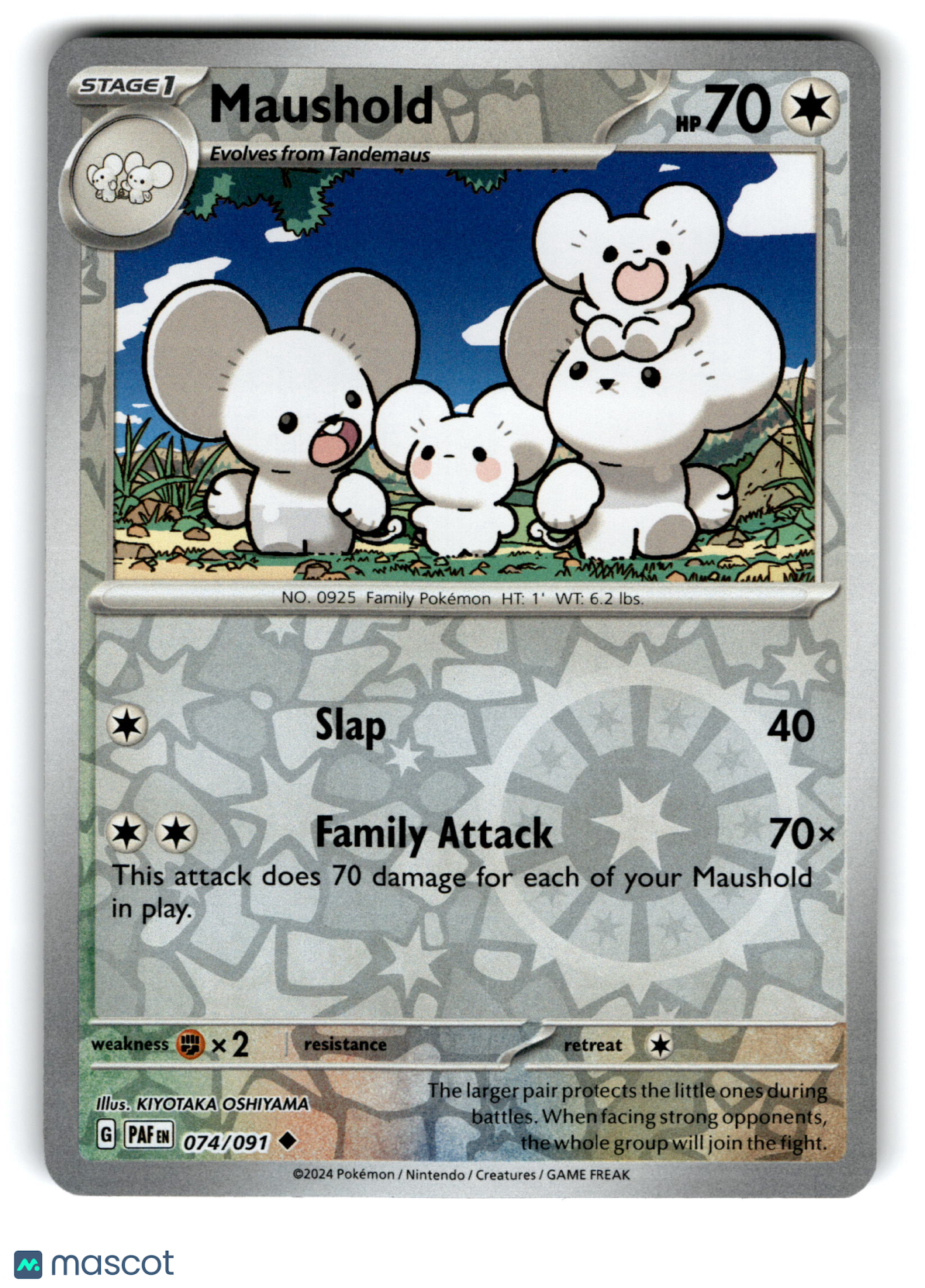2024 Pokemon Maushold #74/91