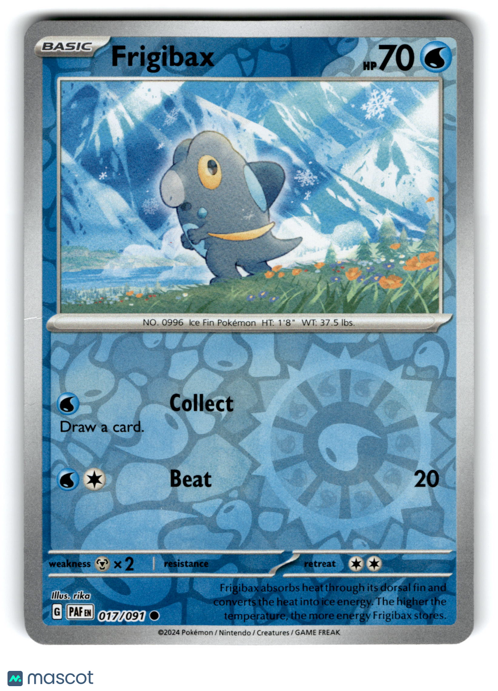 2024 Pokemon Frigibax #17/91