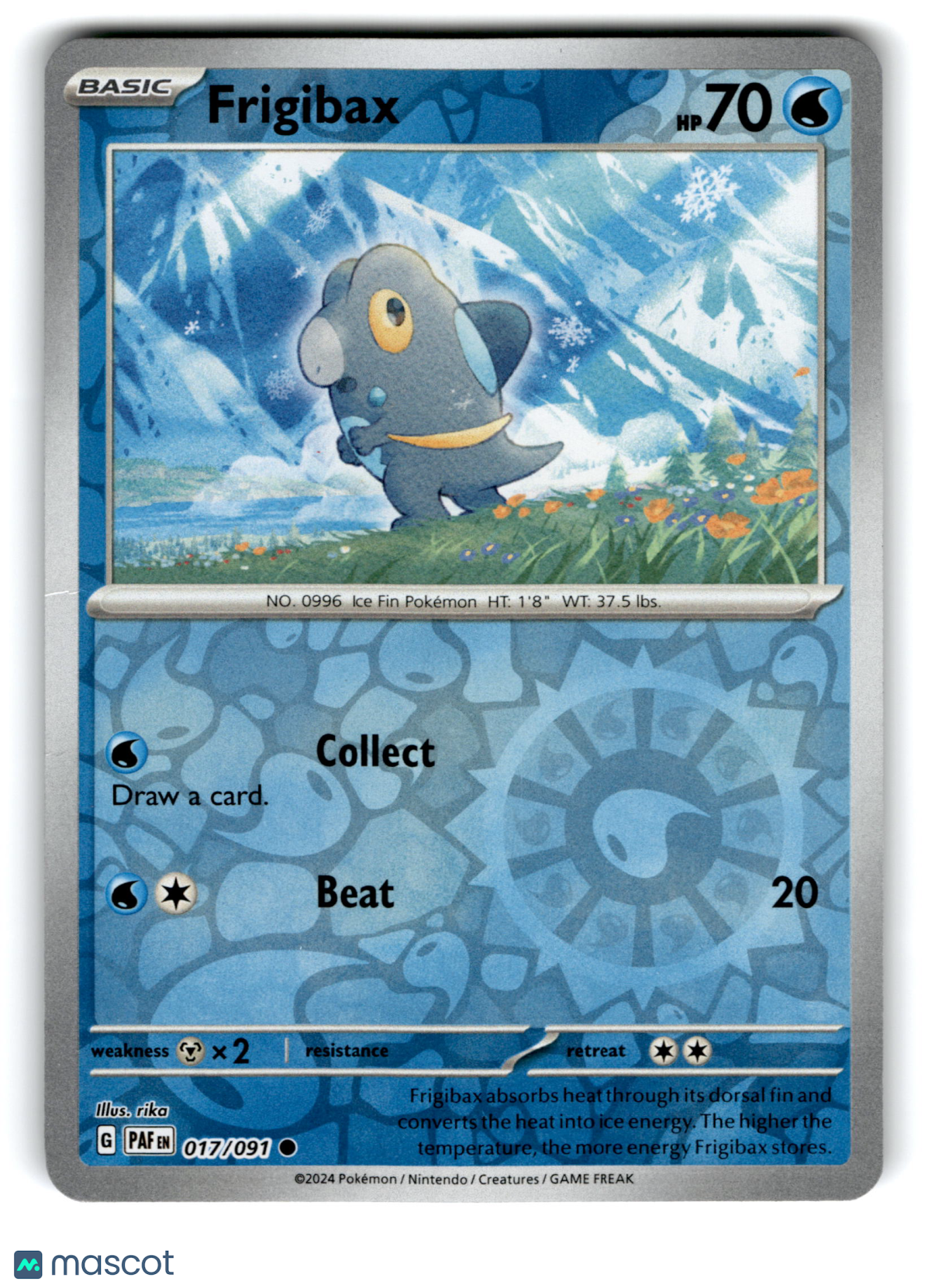 2024 Pokemon Frigibax #17/91