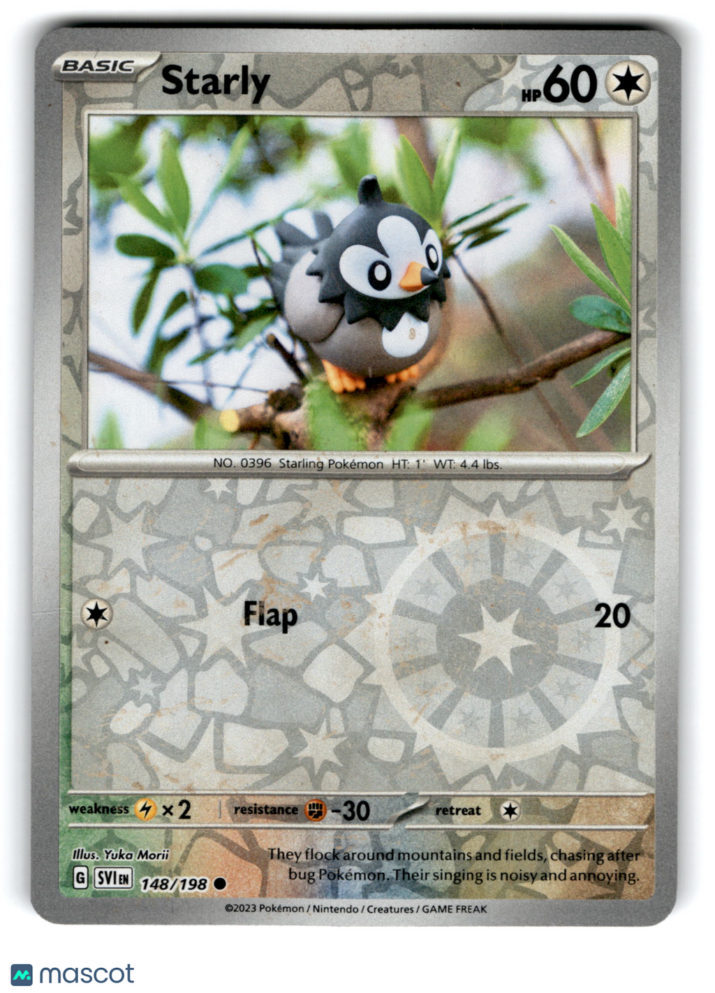 2023 Pokemon Starly #148/198